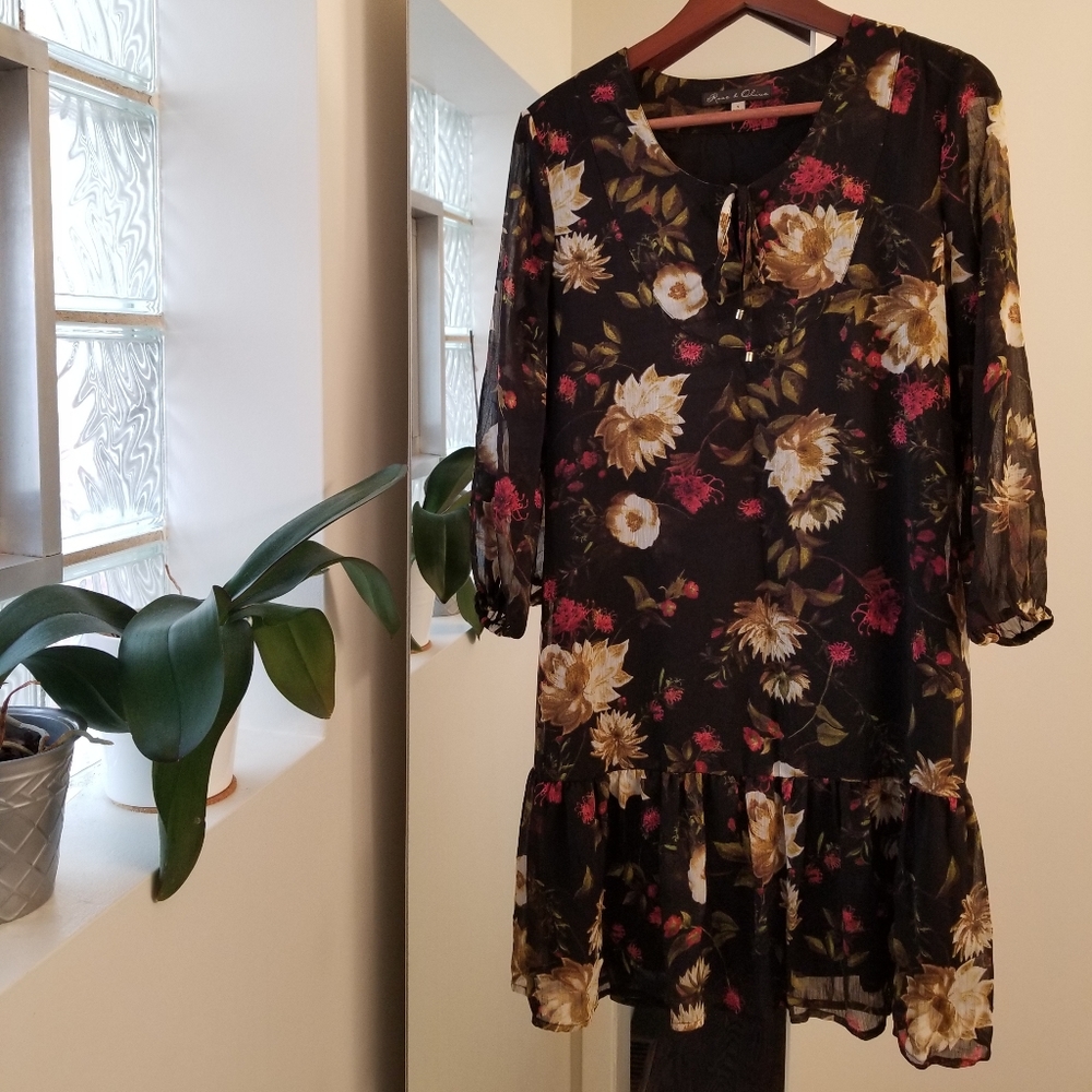 Moody Floral Dress